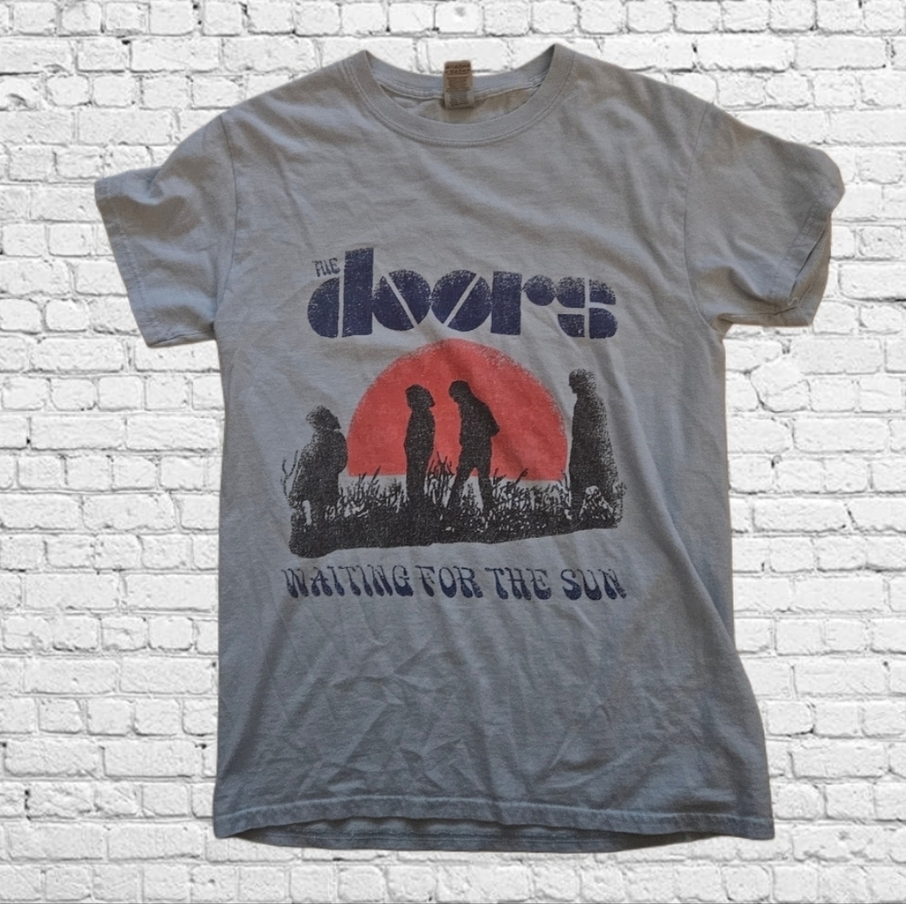 The Doors Graphic T-Shirt - Light Blue SMALL
